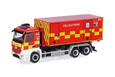 Herpa 099233 - H0 - Mercedes-Benz Arocs Pompiers Cellule Rehab